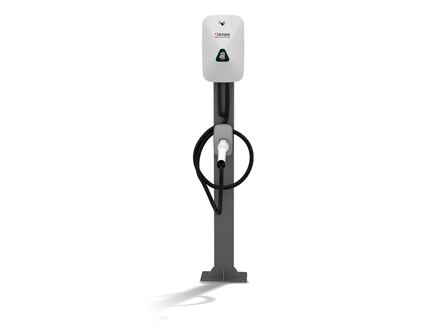 7kW injection molded wall-mounted single-gun AC charging pile (no screen)